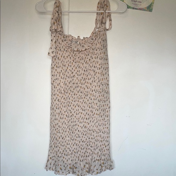 FP Movement by Free People Dresses & Skirts - FP Movement by Free People Cream Slip Midi Dress